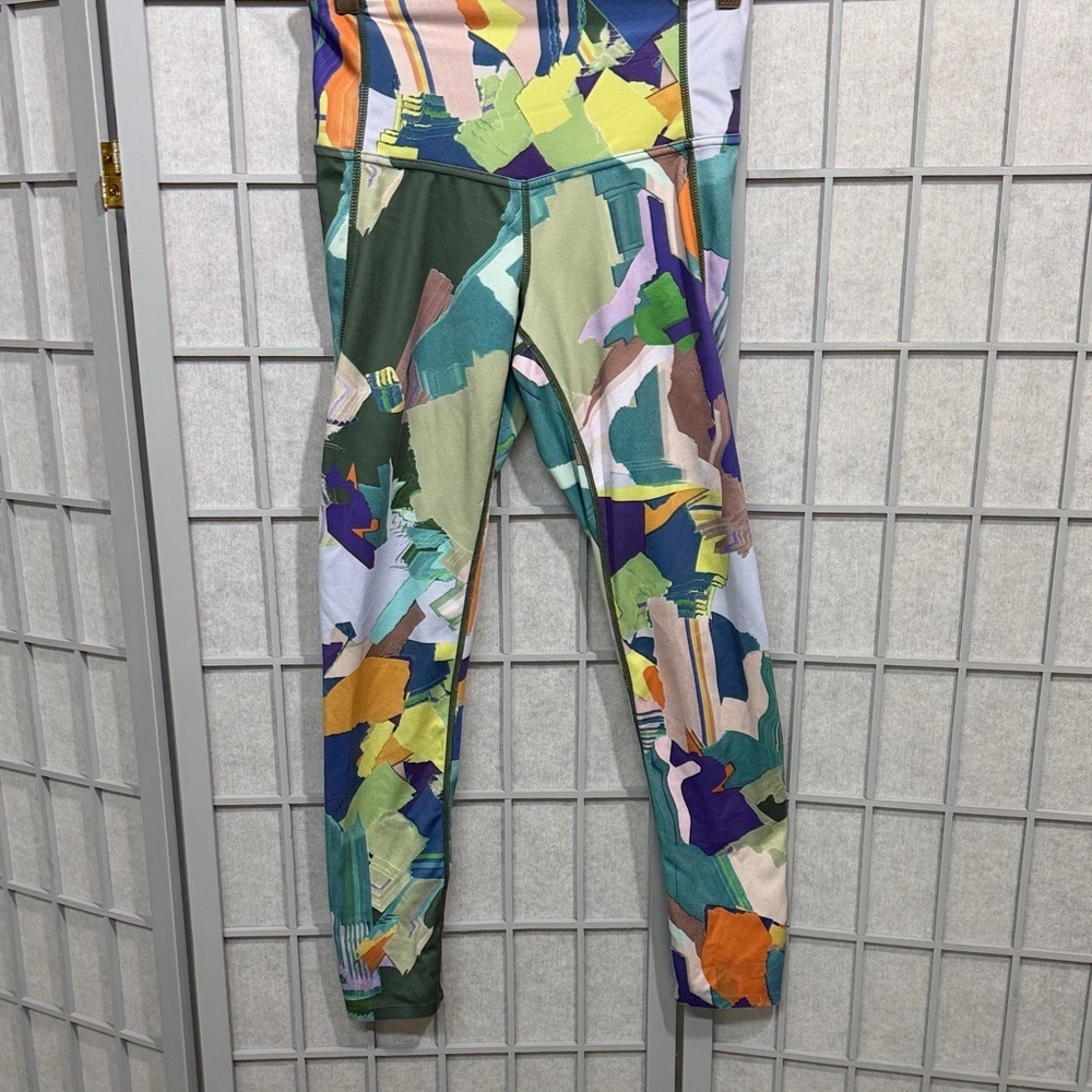 Zella Women’s Multicolor Abstract Leggings, Extra Small